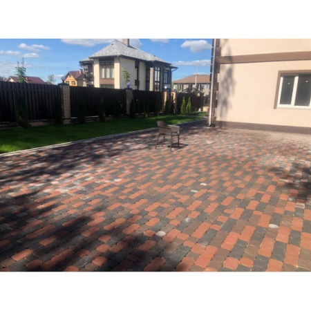 Тротуарная плитка Старый город классика 60 мм черный