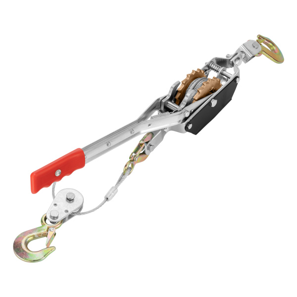 Лебедка рычажная, тяга 2 т, подъем 0.8 т, двойное храповое колесо Matrix цена