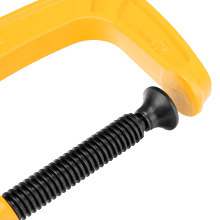 Струбцина G-образная, усиленная, 75 мм Denzel цена