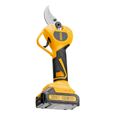 Секатор аккумуляторный, бесщет., CP-40BL, Li-Ion, 20 В, лезвия SK5 Denzel цена