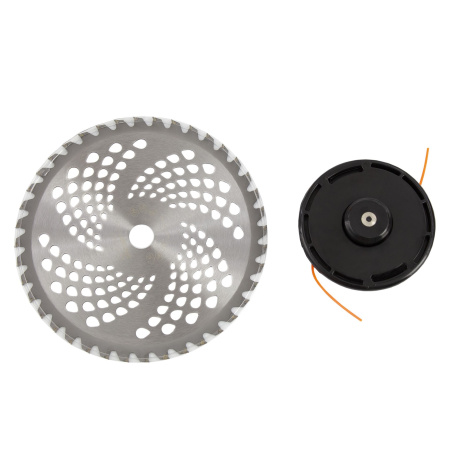 Триммер бензиновый DTL-33, 33 см3, неразъемная штанга Denzel цена