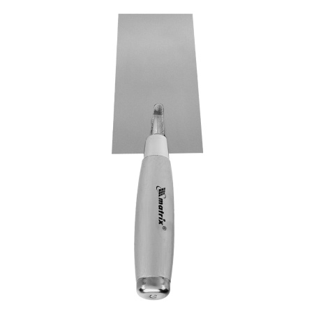 Кельма из нержавеющей стали, 120 х 79 мм, деревянная ручка Matrix цена