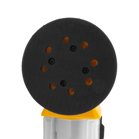 Машина шлифовальная эксцентриковая OS-125, 450 Вт, 6000-12000 об/мин Denzel цена