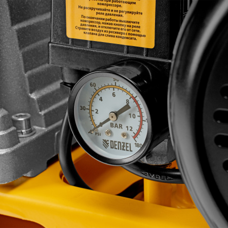 Компрессор воздушный рем. привод BCI 2100/50, 2,1 кВт, 50 литров, 400 л/мин Denzel