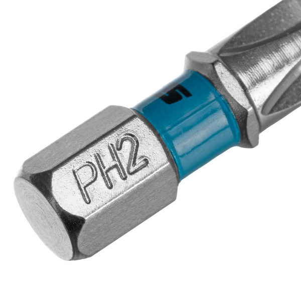 Бита PH2х25мм, сталь S2, шестигр., 10 шт. Gross