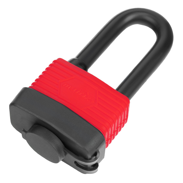 Замок навесной всепогодный, 50 мм, удлиненная дужка Matrix цена