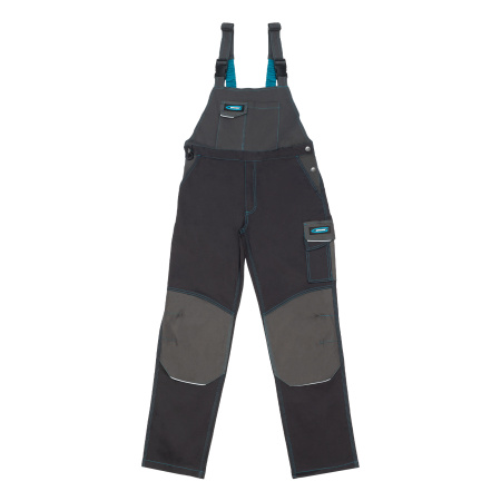 Полукомбинезон профессиональный рабочий, 97% хлопок 3% спандекс, XL Gross