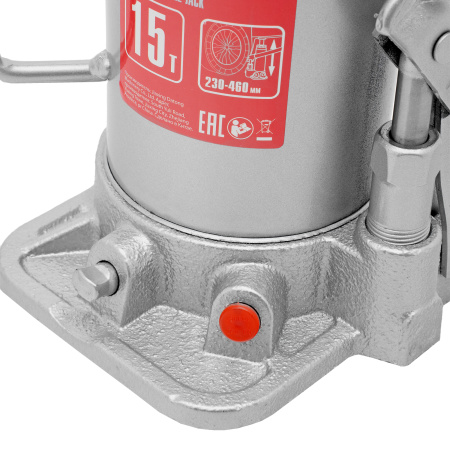 Домкрат гидравлический бутылочный, 15 т, высота подъема 230-460 мм Matrix цена