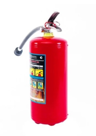 Огнетушитель воздушно-эмульсионный ОВЭ-8 (з) АВСЕ, летний (до +0°С)