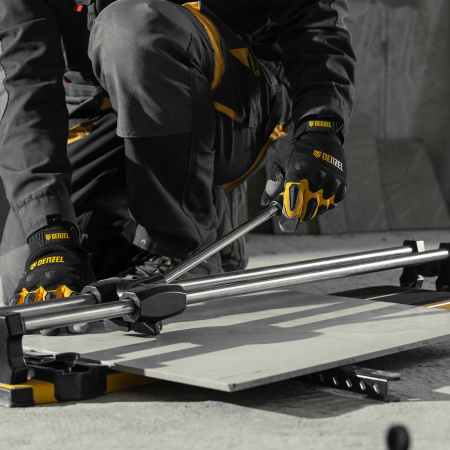 Плиткорез 800х14мм, цельнометал. напр., каретка на подш., стальная станина, рукоятка-пенал Denzel цена