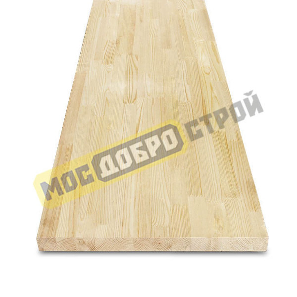 Мебельный щит 40х400х1200 мм Сосна АА Сращенный