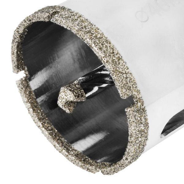 Сверло алмазное по керамограниту, 40 х 67 мм, трехгранный хвостовик Matrix