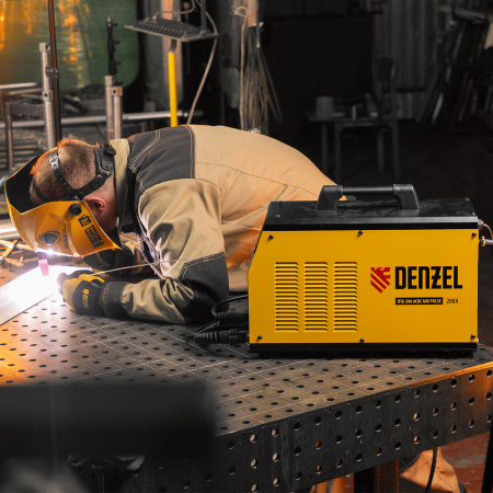 Аппарат инвертор. аргонодуговой сварки ITIG-200 ACDC Mix Pulse, 200 А, ПВ 60% Denzel