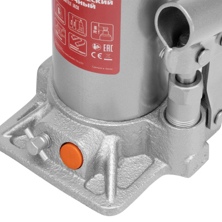 Домкрат гидравлический бутылочный, 6 т, h подъема 216-413 мм, в пластиковом кейсе Matrix цена