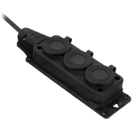 Удлинитель-шнур силовой Top Series, КГТТ, 20м, 3 розетки, 3 x 2,5 мм Denzel цена