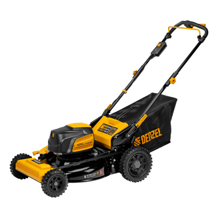 Газонокосилка аккумуляторная бесщет., RLMS560-62, привод, 560 мм, Li-ion, 62В Denzel цена