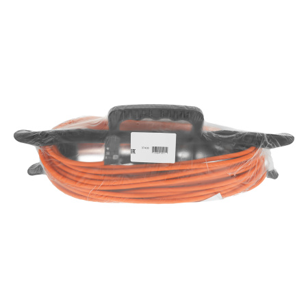 Удлинитель-шнур силовой Garden Series, ПВС, 20м, 1 розетка 3 x 1 мм, Denzel цена