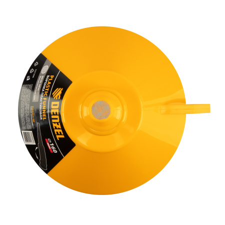 Воронка пластиковая 160 мм с металлическим ситом и гибким наконечником Denzel цена