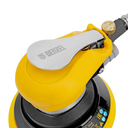 Эксцентриковая шлифовальная машина EPG125, 125 мм, 9000 об/мин, 5 мм, 113 л/мин// Denzel цена