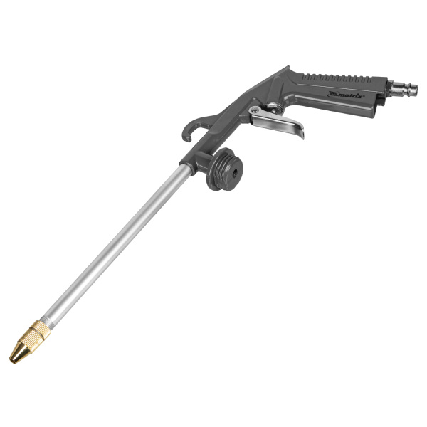 Набор пневмоинструмента, 5 предметов, быстросъемное соединение, краскораспылитель с нижним бачком Matrix цена