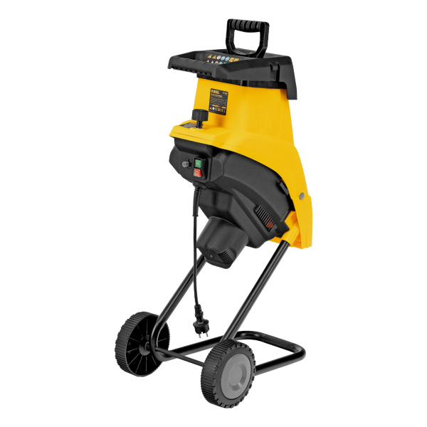 Измельчитель садовый электрический ETS-2600, 2600 Вт, 45 мм Denzel цена