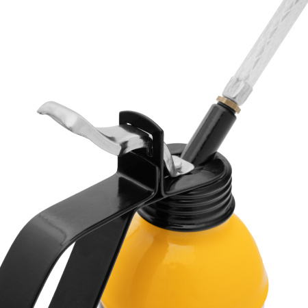 Масленка-нагнетатель, металлический корпус, 0,2 л, гибкий наконечник Denzel цена