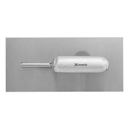 Гладилка стальная, 280 х 130 мм, зеркальная полировка, деревянная ручка Matrix цена