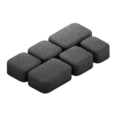 Тротуарная плитка Старый город классика 60 мм черный