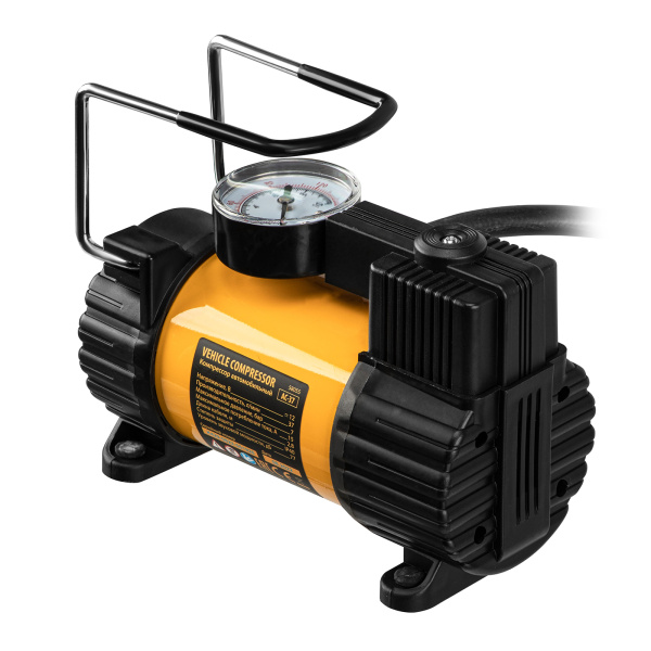 Компрессор автомобильный AC-37, 12 В, 7 атм, 37 л/мин, автомобильный предохранитель Denzel цена