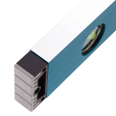 Уровень алюминиевый, 600 мм, усиленный с ударопрочными заглушками, рукоятки, 3 глазка Gross цена