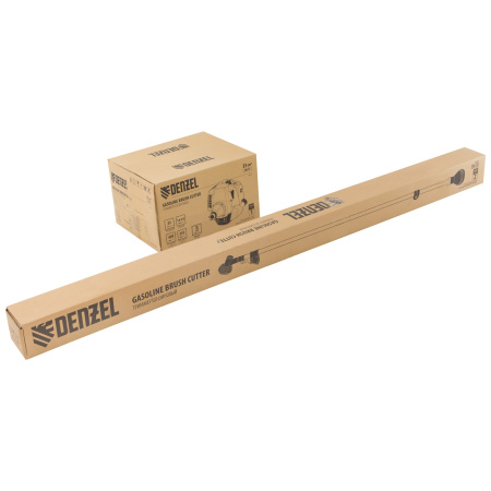 Триммер бензиновый DR-33, 33 см3, неразъемная штанга, состоит из 2 частей Denzel цена