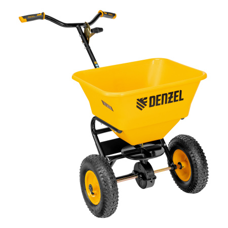 Механическая сеялка на колесах, 45 л Denzel цена