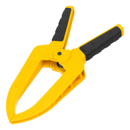 Струбцина клещеобразная, удлиненная 75 х 110 мм двухкомпонентные рукоятки Denzel цена