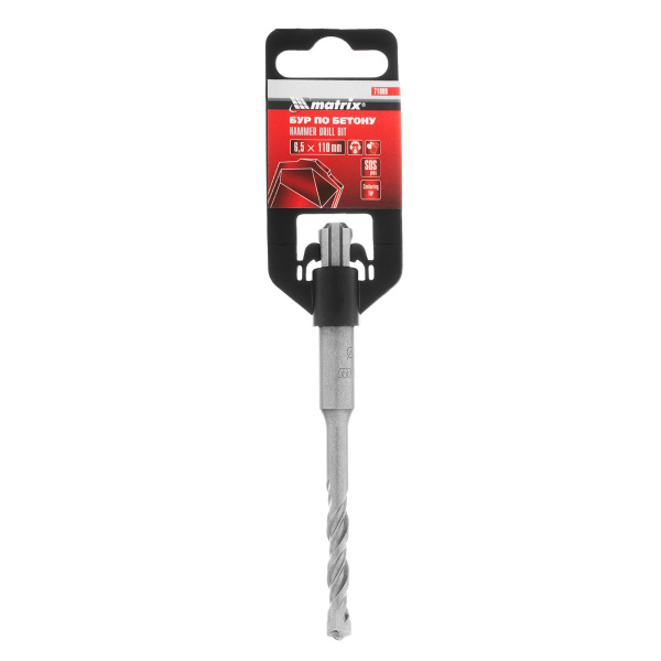 Бур по бетону, 6.5 x 110 мм, SDS Plus Matrix