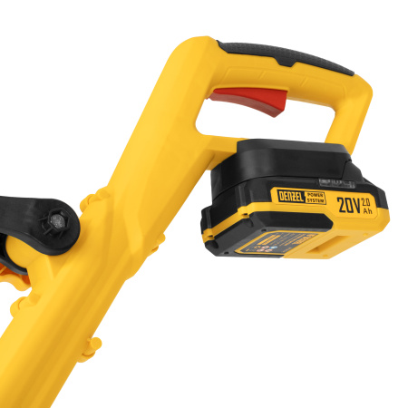 Триммер аккумуляторный GT-230, 230 мм, Li-Ion, 20 В Denzel цена