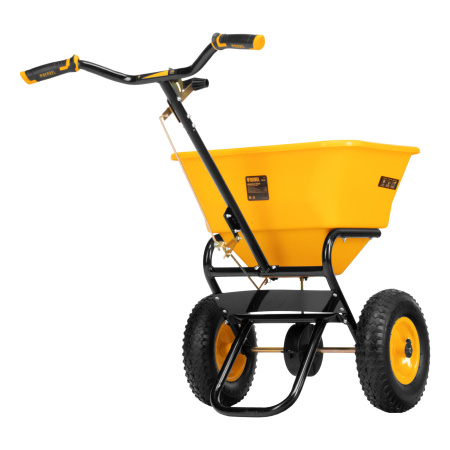Механическая сеялка на колесах, 45 л Denzel цена