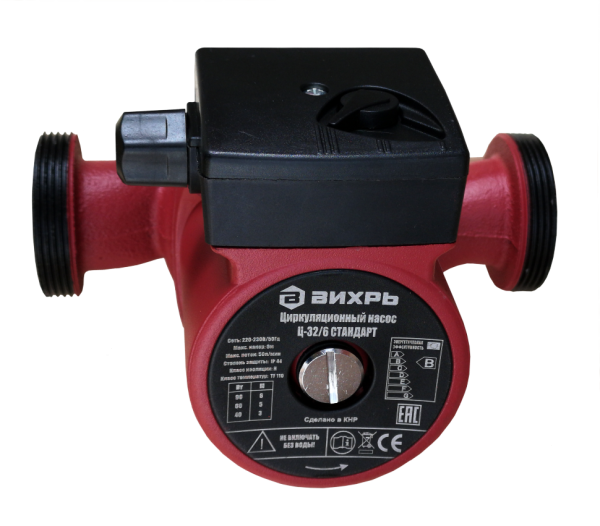Циркуляционный насос Вихрь Ц-32/6 СТАНДАРТ 68/7/9