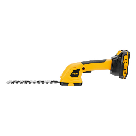 Ножницы-кусторез аккумуляторные GS-20, Li-Ion, 20 В Denzel цена