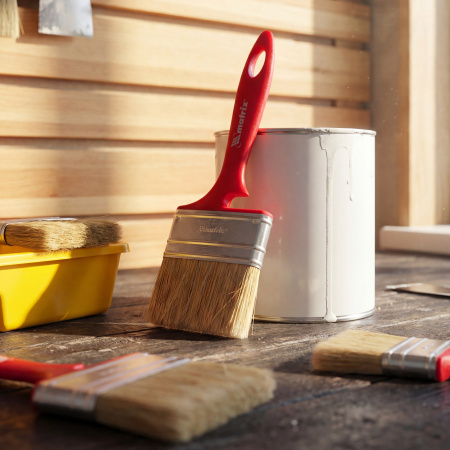 Кисть флейцевая "Эмали" Color Line 70 х 12 мм Matrix цена