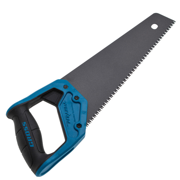 Ножовка по дереву "PIRANHA", 300 мм, 7 TPI, 3D-зуб, тефлоновое покрытие полотна, двухкомпонентная рукоятка Gross цена