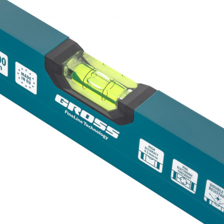 Уровень алюминиевый, 1200 мм, 2 глазка, HanD Werker Gross цена