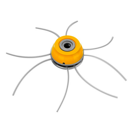 Головка триммерная универсальная, алюминиевый корпус, леска до 4 мм Denzel цена