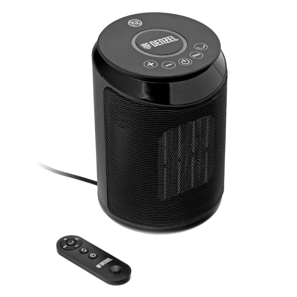 Тепловентилятор керамический DTFC-2000X, 2 кВт, wi-fi, пульт, динамик, вращение, 3 реж. Denzel