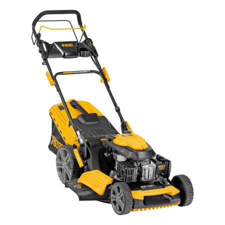 Газонокосилка бензиновая GLD-520SP, 196 куб.см, ширина 52 см, привод, 7 уровней,травосборник 60 л Denzel цена