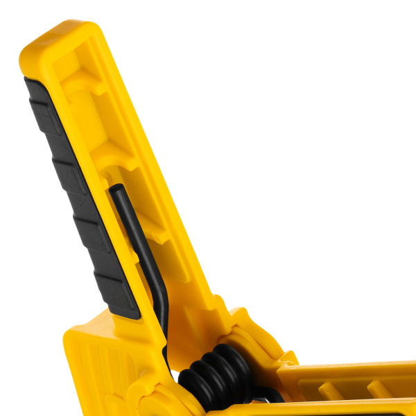 Струбцина клещеобразная, усиленная 65 х 50 мм, двухкомпонентные рукоятки Denzel цена