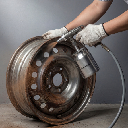 Пистолет пескоструйный с нижним бачком, пневматический Matrix цена