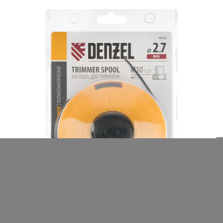 Катушка триммер. полуавтомат , гайка М10,М10,М8, лев.,шаг 1,0 1,25мм Denzel цена