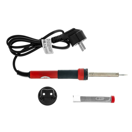 Паяльник, пластик ABS, класс защиты 1, индикатор, медный наконечник с долговечным покрытием, 220 В, 30 W Matrix цена