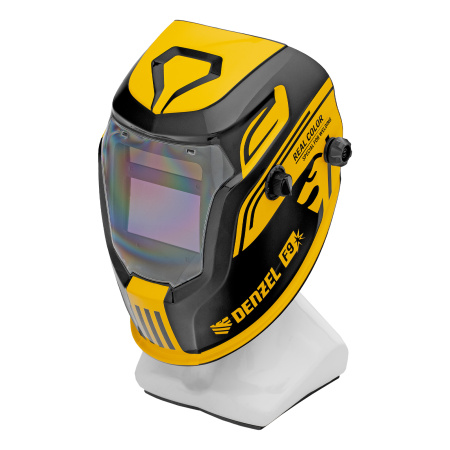 Щиток защитный лицевой (маска сварщика) F9, см. окно 100x60, Real Color, DIN 4-8/9-13// Denzel цена