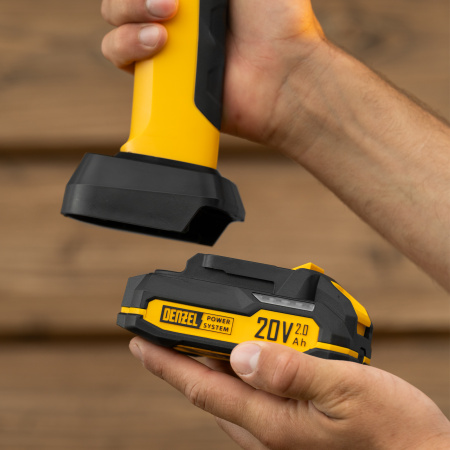 Ножницы-кусторез аккумуляторные GS-20, Li-Ion, 20 В Denzel цена